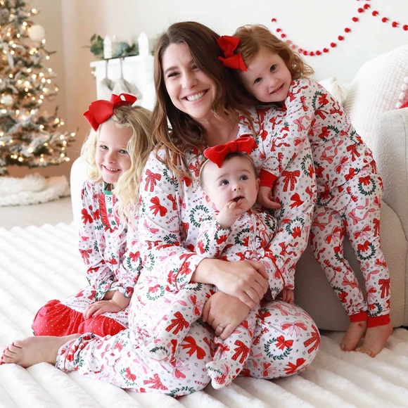 NWOT Caden Lane Women’s Pajama Pants “Bow What Fun” Rare Sold Out XL - Picture 3 of 11